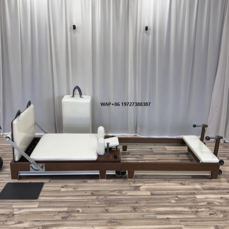 Pilates Yoga Reformer - 高品質ホームクラシックデザイン腰痛緩和ヨガ＆ピラティス折りたたみ式ピラティスリフォーマー折りたたみ式リフォーマーピラティス機器