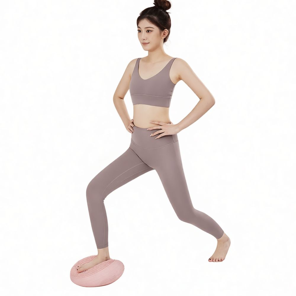 Exercise Disc Inflatable - 空気で膨らませて使用する、バランス感覚を養うクッション。ヨガ、体幹トレーニング、ピラティス、フィットネス、理学療法に最適。