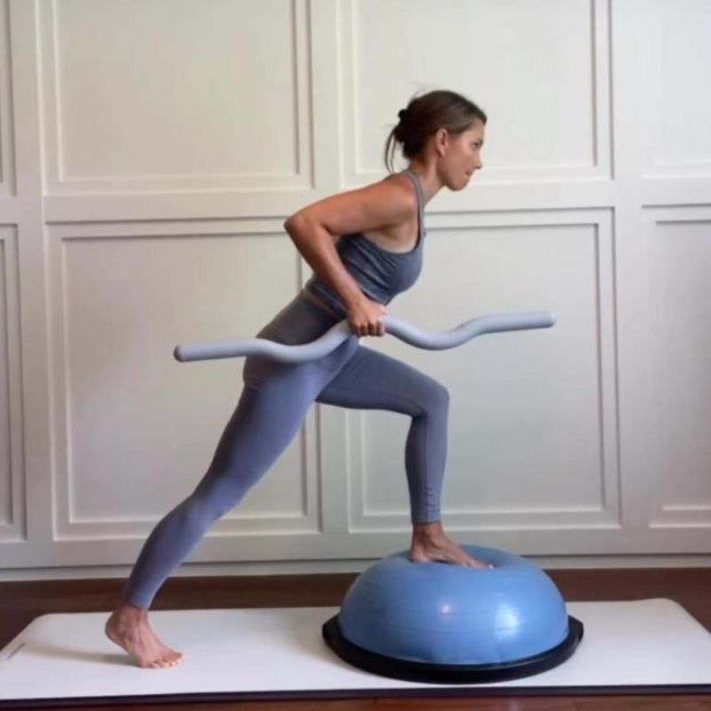 Pilates Yoga Barı - シリコンカバー付きウェイト付きピラティスバー 筋力トレーニングスティック ホームジム ボディシェーピング ヨガ ピラティス