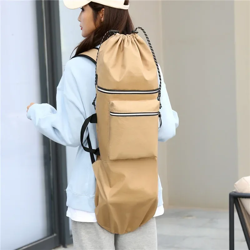 Pilates Yoga Bag - 軽量防水スケートボードバッグ,ダブルロッカー,ヨガバッグ,フィットネスサーフボードバッグ,大容量ショルダーバッグ