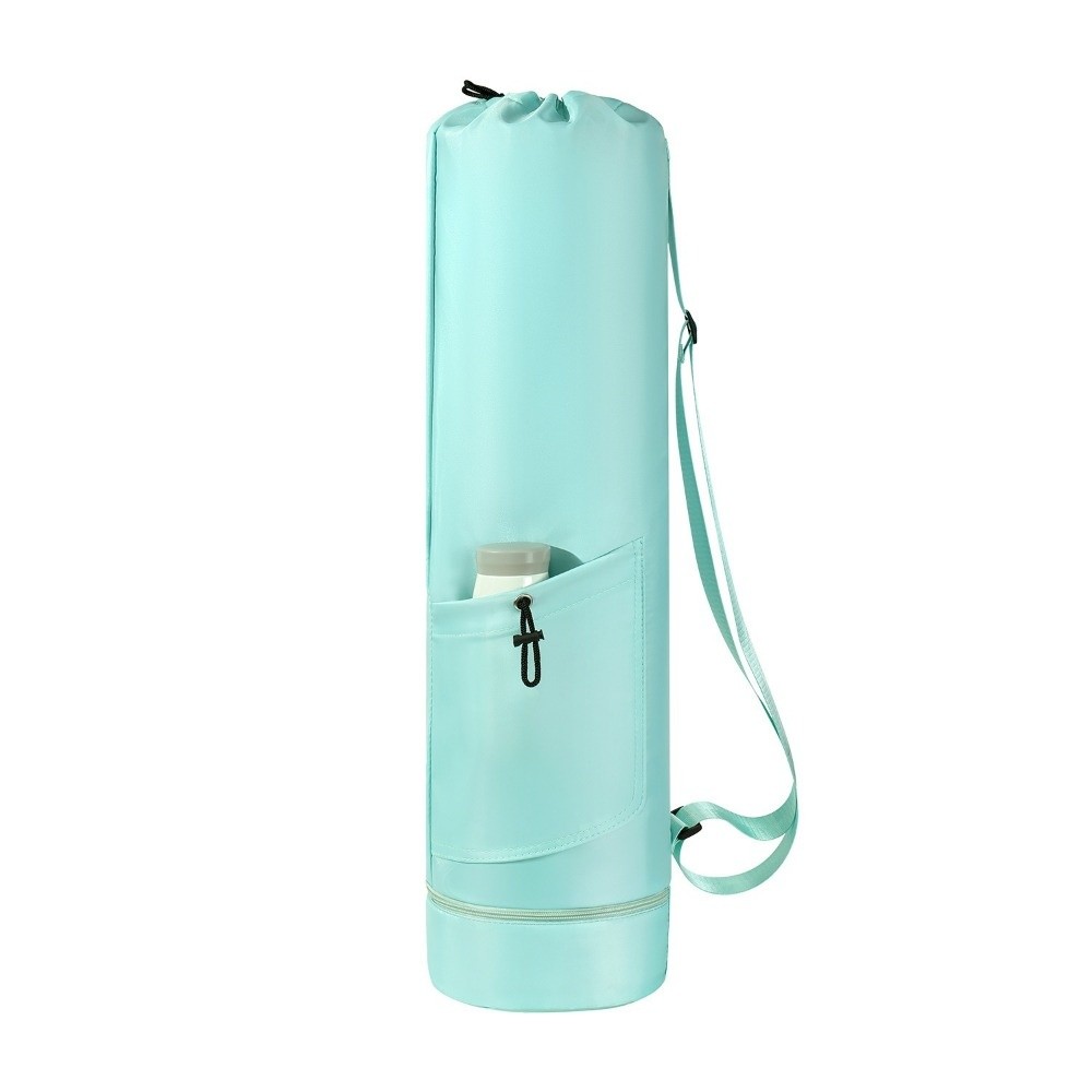 Yoga Mat Bag Carrier - 大容量ヨガマット収納バッグ、調節可能なストラップ、防水フィットネスマットキャリア、多機能巾着ジムヨガバッグ