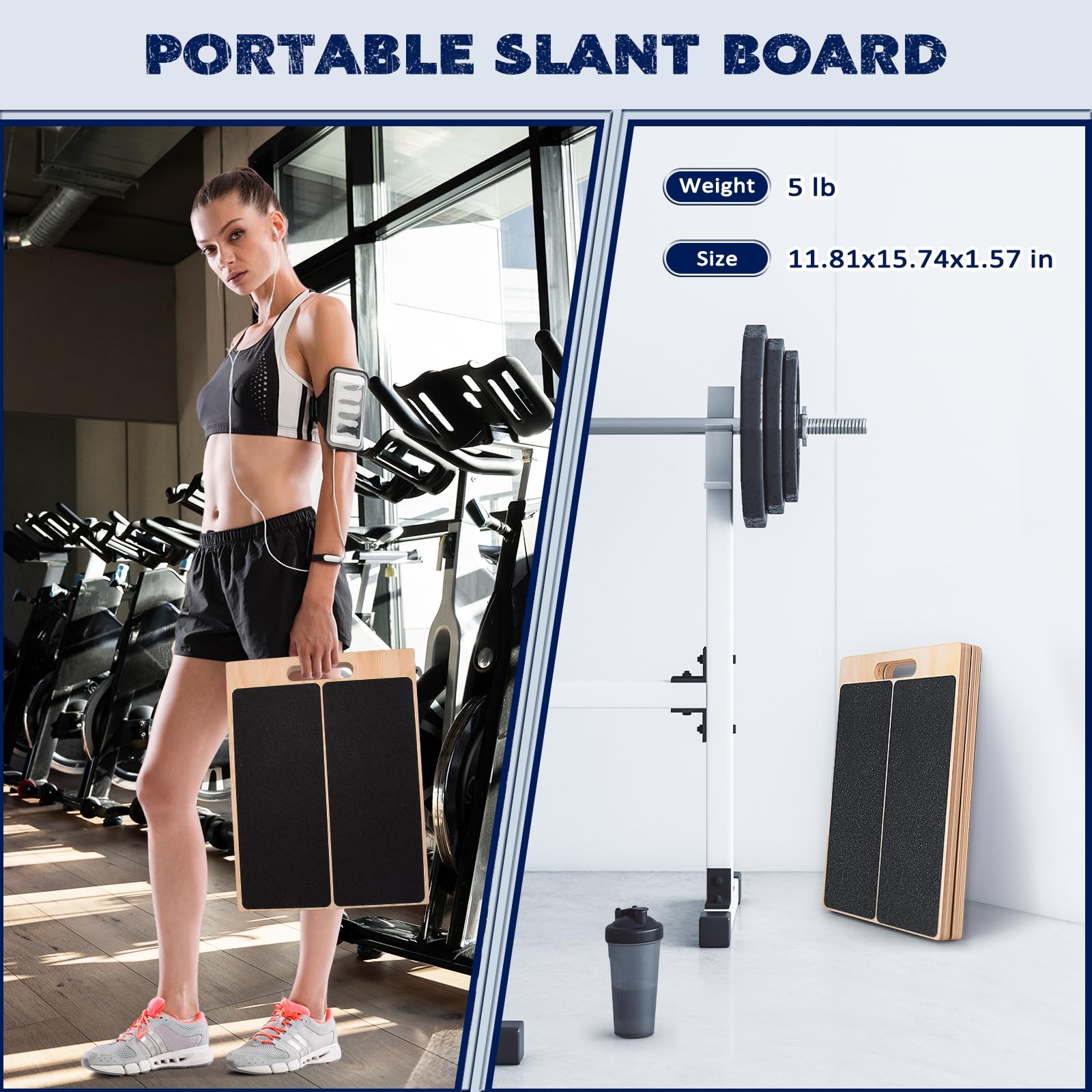 2 in 1木製バランスボード＆ふくらはぎストレッチボード、 - Balance Board Wobble のレビューと価格