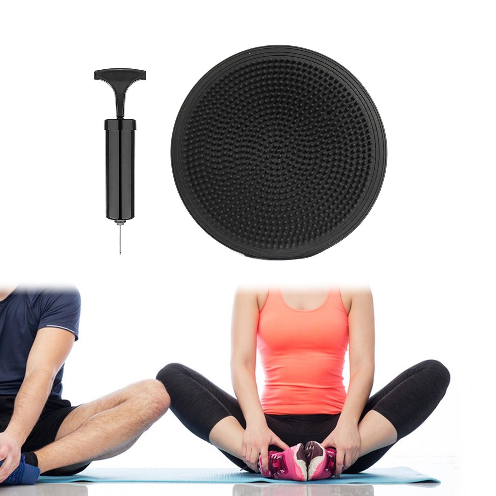 大人用インフレーションポンプ付きバランスクッション、バランス - Exercise Disc Inflatable のレビューと価格