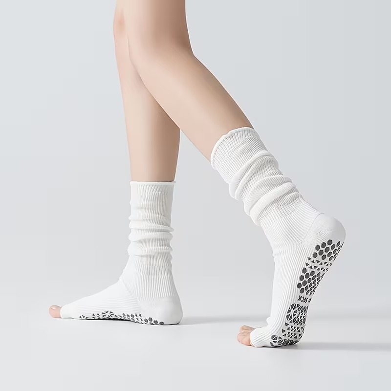1 ペア/2 ペアパック女性用ノンスリップグリップヨガソック - Pilates Yoga Hose のレビューと価格