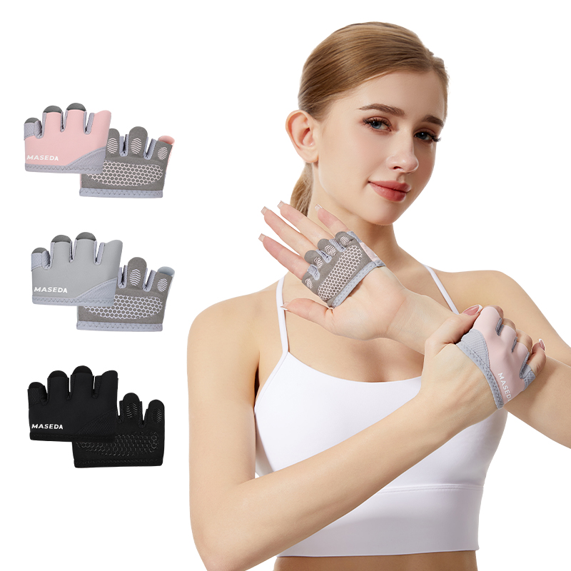 フィットネス用フィンガーレスグローブ：ピラティスやエアリアル - Yoga Pilates Yoga のレビューと価格