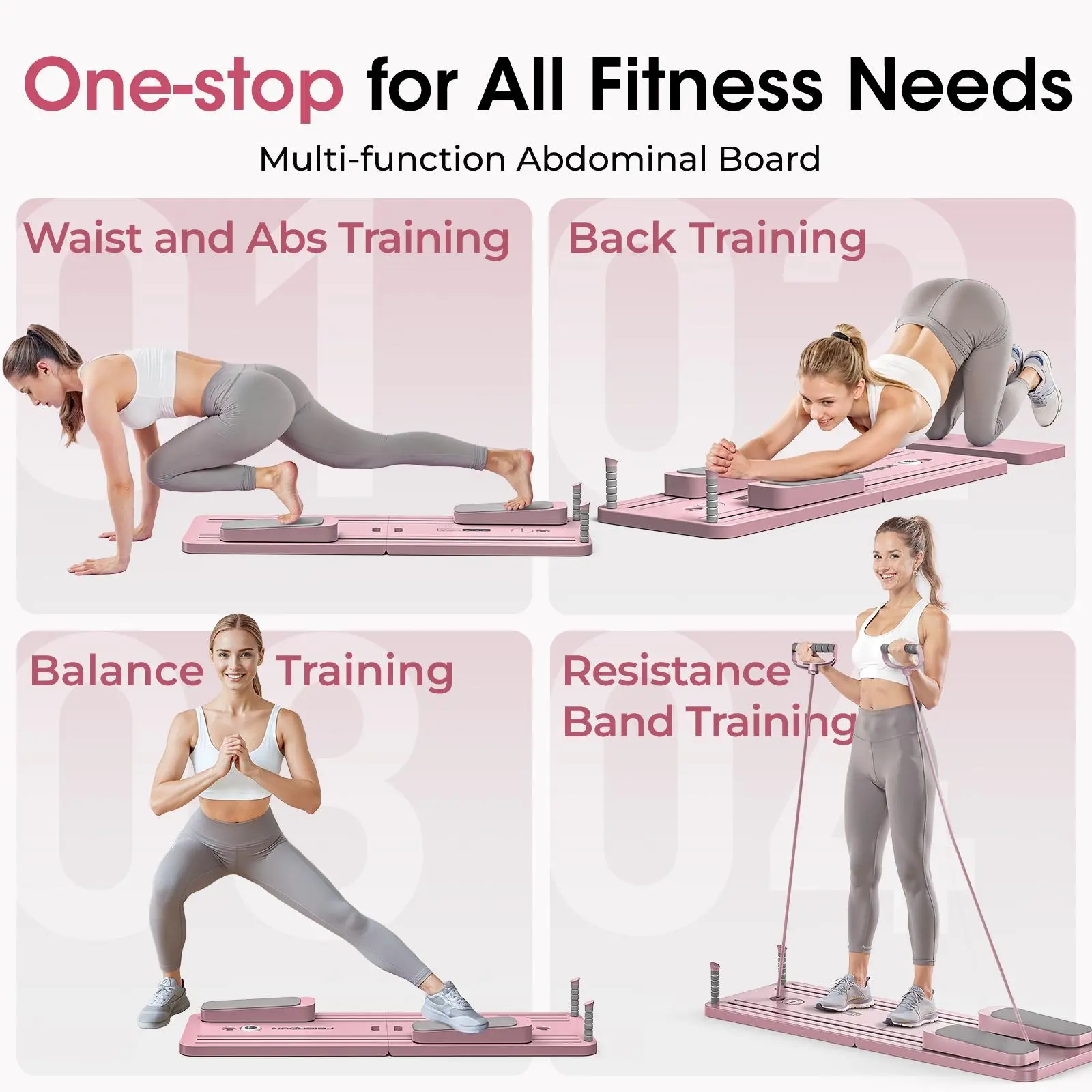 折りたたみ式ピラティスボード 多機能腹部コアトレーナー 腹筋 - Yoga Pilates Yoga のレビューと価格