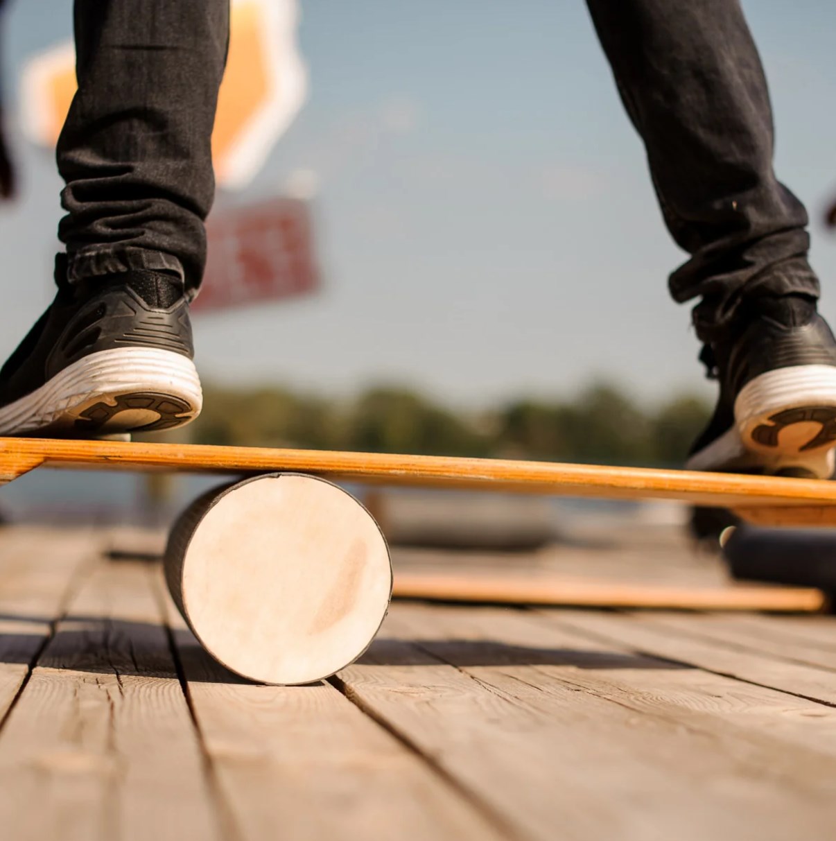 確かに子供用木製ロッカー ヨガバランスボードトレーナー ホー - Balance Board Wobble のレビューと価格