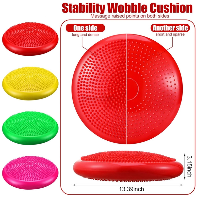 13.5インチ / 34cm インフレータブルウォブルクッシ - Exercise Disc Inflatable のレビューと価格