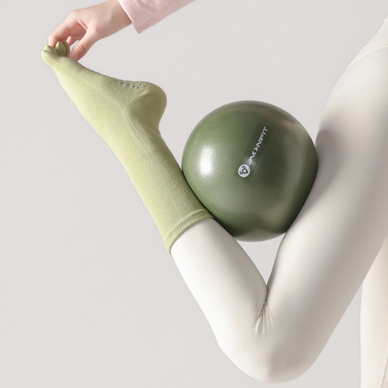 1 ペア女性ヨガソックスキャンディーカラー綿シリコーンノンス - Pilates Yoga Youtube のレビューと価格