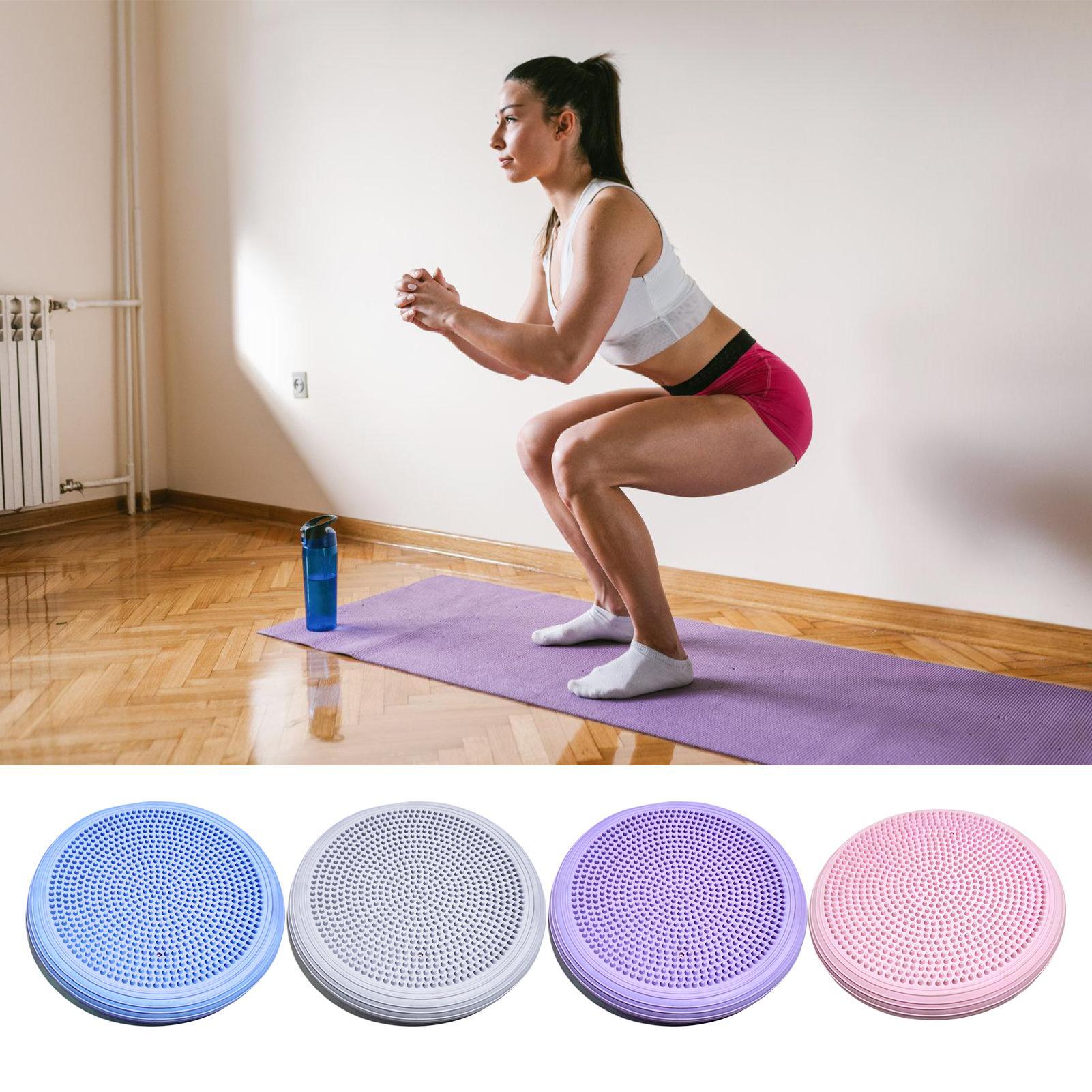 バランスディスクインフレータブルマッサージクッション滑り止め - Exercise Disc Inflatable のレビューと価格