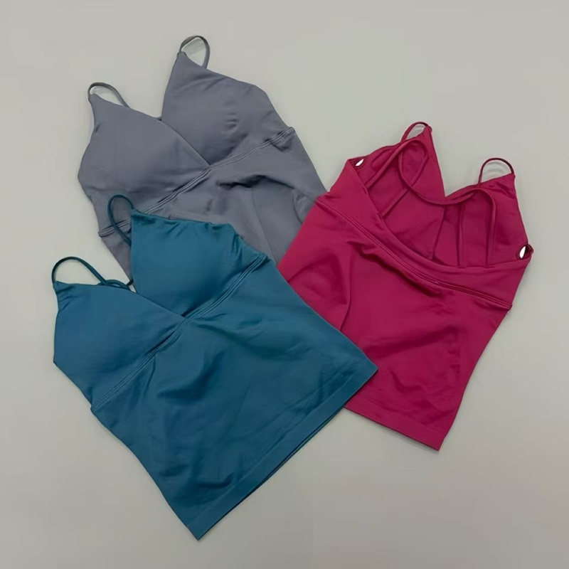 ビジョントゥイストフロントロングライントップ女性用ホルターV - Pilates V Yoga のレビューと価格