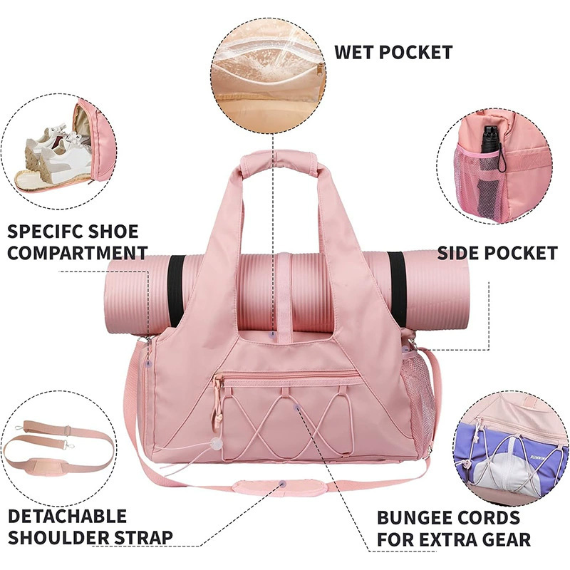 ヨガマットバッグ ジムフィットネスハンドバッグ 女性男性用  - Yoga Mat Bag Carrier のレビューと価格