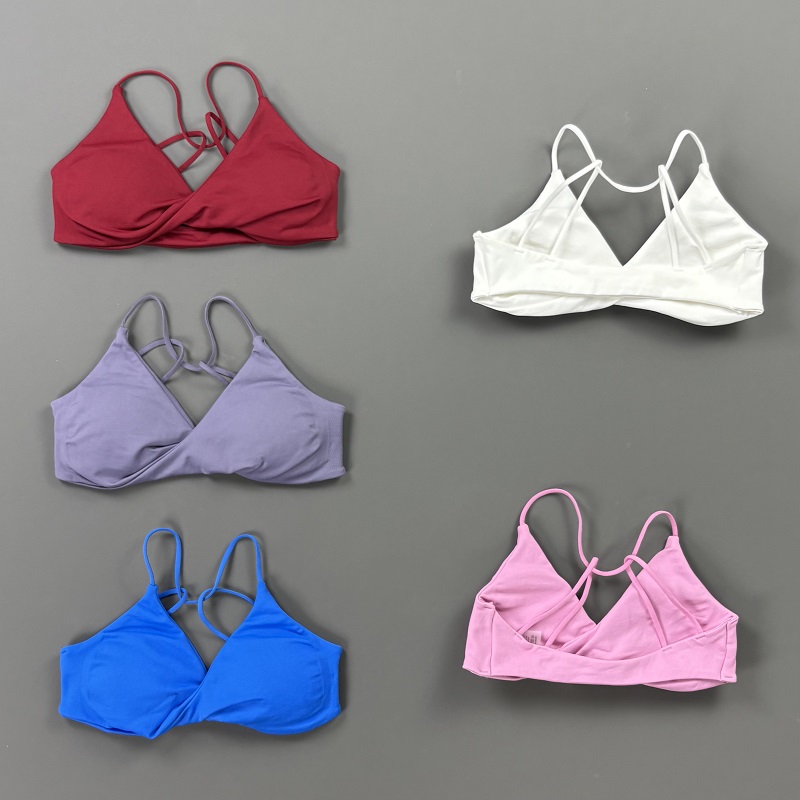 ビジョンウィメンズスポーツブラ Vネックツイストフロント細ス - Pilates V Yoga のレビューと価格