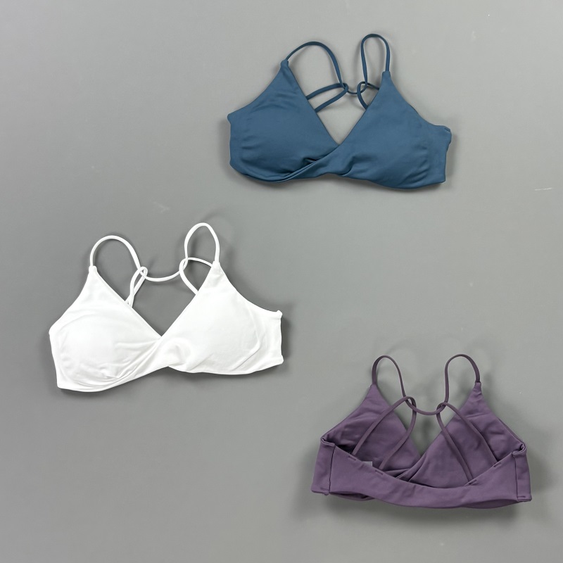 ビジョンウィメンズスポーツブラ Vネックツイストフロント細ス - Pilates V Yoga のレビューと価格