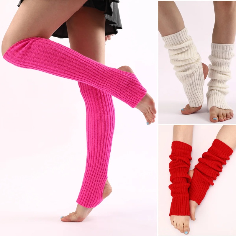 女性用ヨガソックス、女の子用ニットレッグウォーマー、ブーツソ - Pilates Yoga Hose のレビューと価格