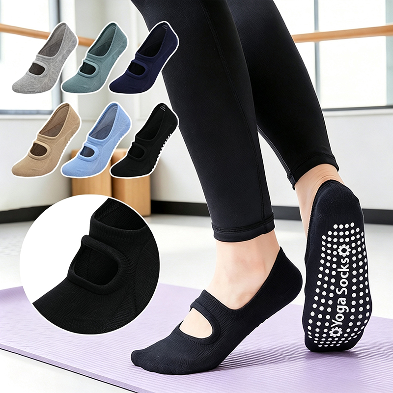 女性用滑り止めバックレスヨガソックス、プラスサイズ、レディー - Pilate Yoga Workout のレビューと価格