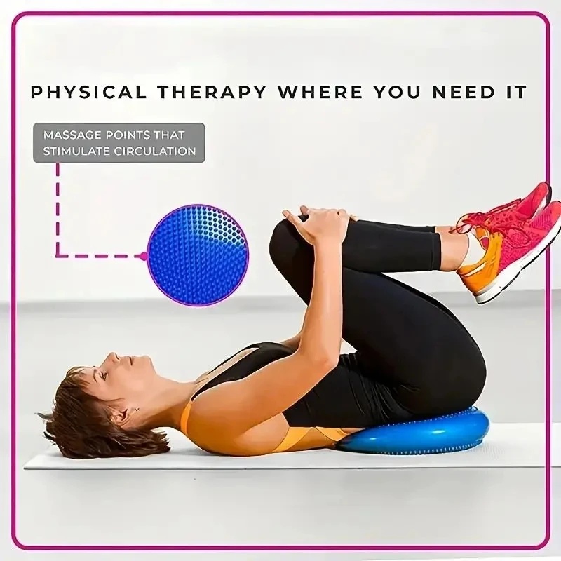 インフレータブルバランスパッド ヨガマッサージシートクッショ - Exercise Disc Inflatable のレビューと価格