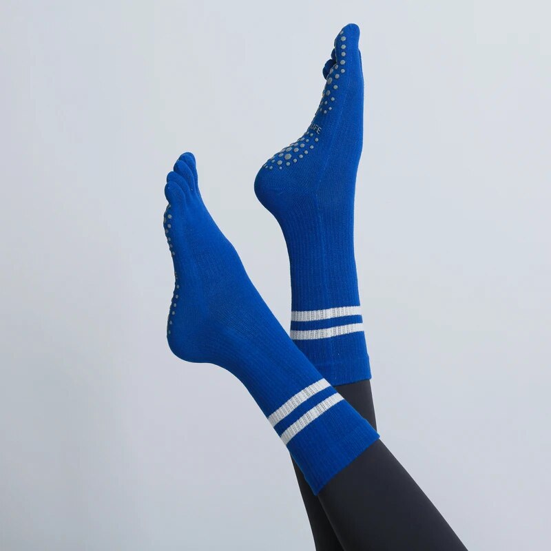 ハーフチューブヨガソックス,通気性,滑り止め,5本の指,スポ - Pilates Yoga Hose のレビューと価格