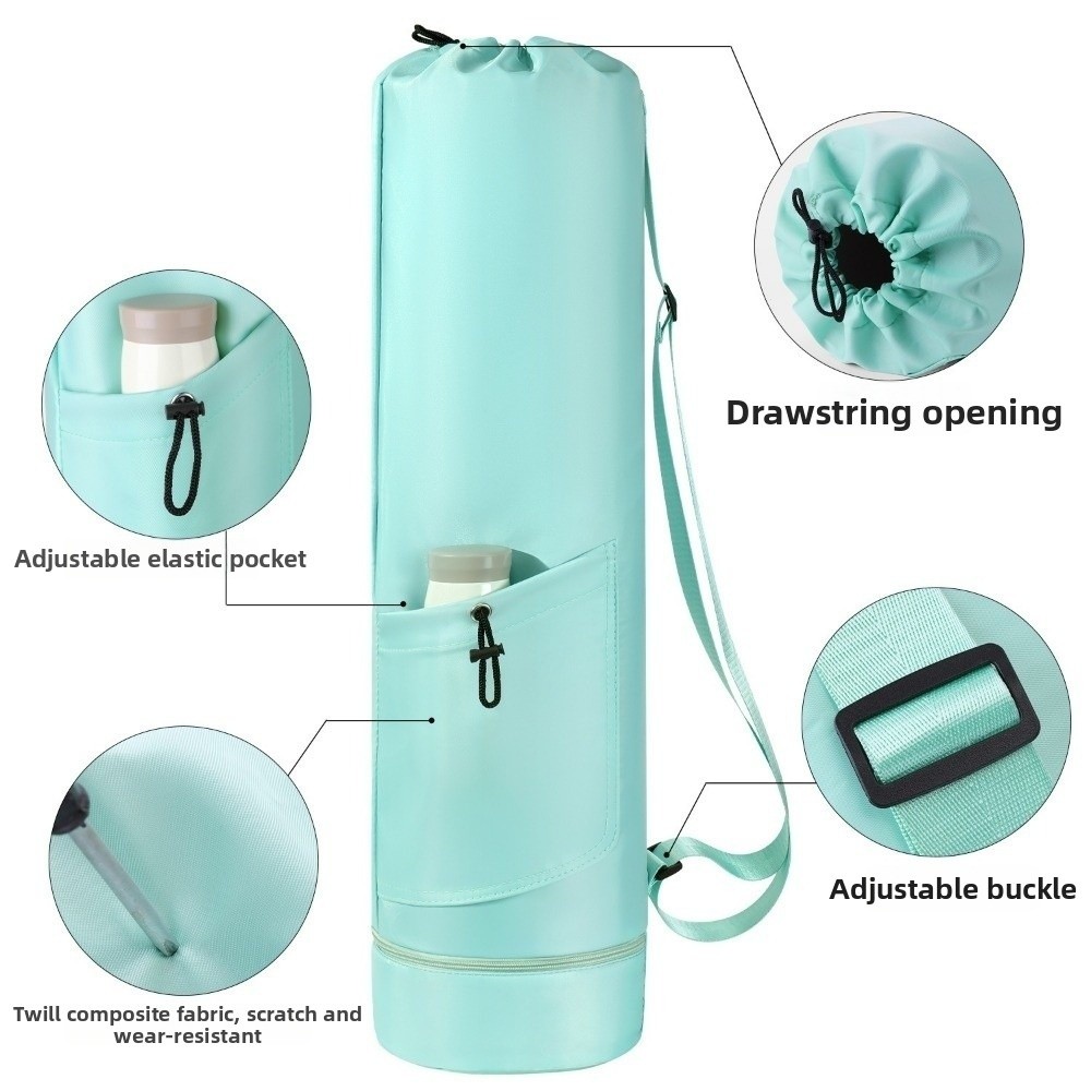 大容量ヨガマット収納バッグ、調節可能なストラップ、防水フィッ - Yoga Mat Bag Carrier のレビューと価格
