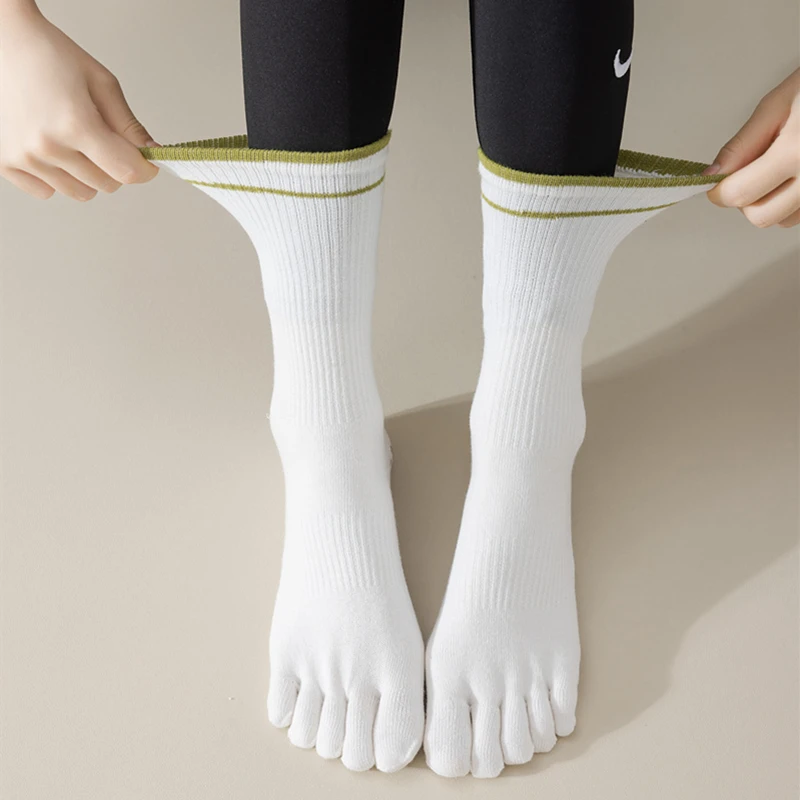 1 ペア新しい 5 本指シリコンノンスリップヨガソックスソフ - Pilates Yoga Hose のレビューと価格
