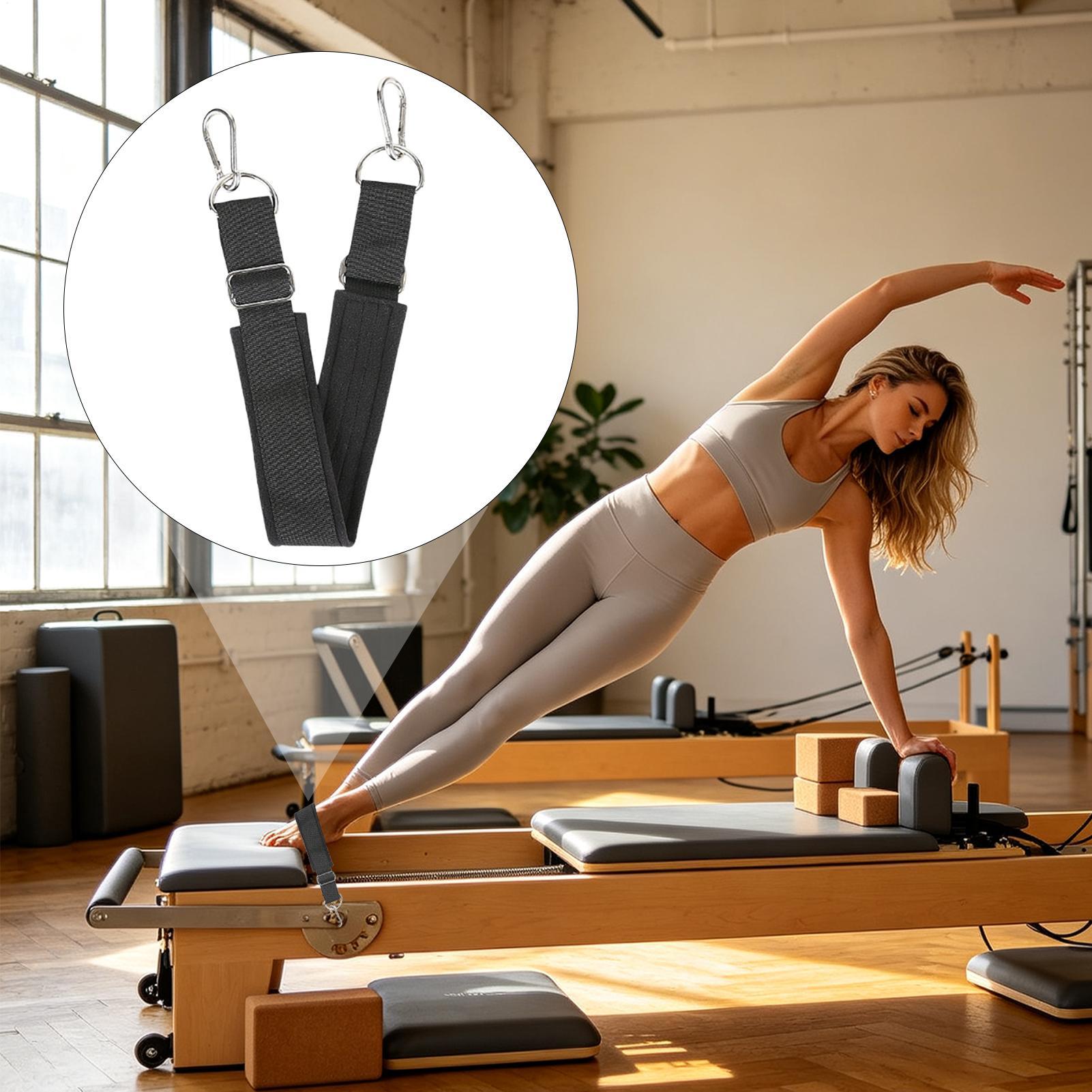 リフォーマーフットストラップ ダブルループ 厚手 滑り止め  - Yoga Pilates Yoga のレビューと価格